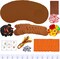 12-Pack Thanksgiving DIY Wreath Craft Kits for Kids – “Give Thanks” Turkey Foam Stick Art Sets with Googly Eyes, Wood Craft Sticks & Fall Stickers for Classroom & Home Activities (orange, Brown) 8 x 2 x 13 inches